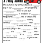 A Family Road Trip Printable Ad Lib Woo Jr Kids Activities Road